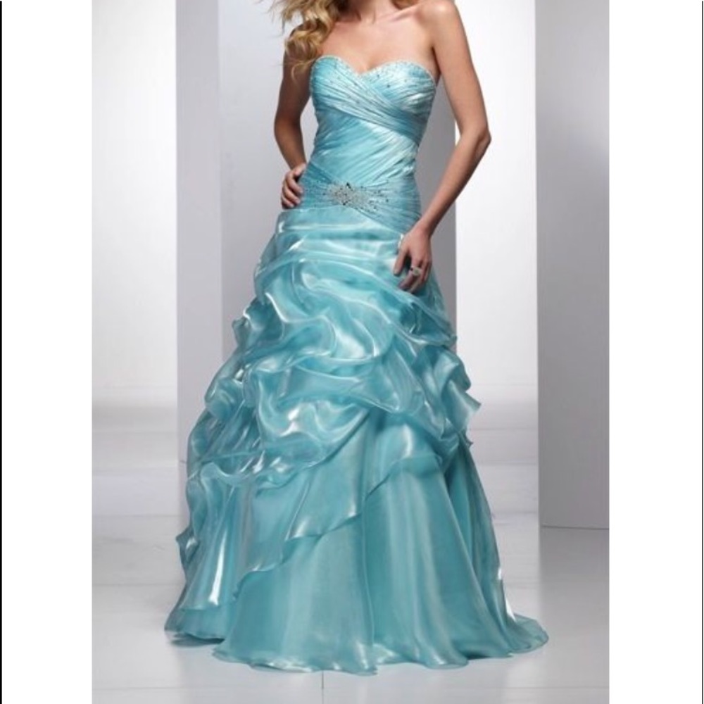 Teal Prom Dress